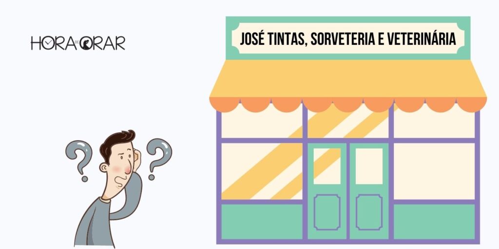 Desenho de um negócio: José tintas, sorveteria e veterinaria