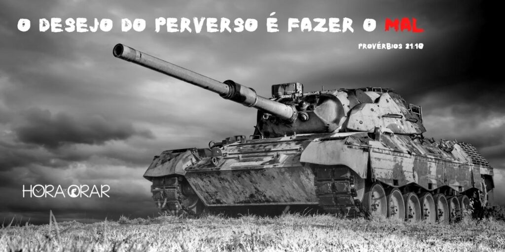 Um tanque de guerra