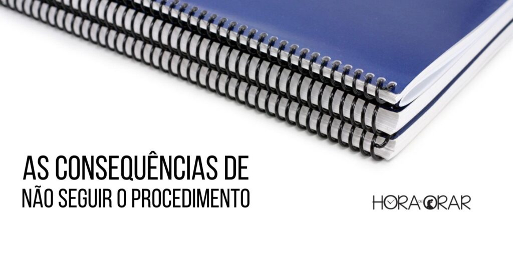 cadernos de procedimentos