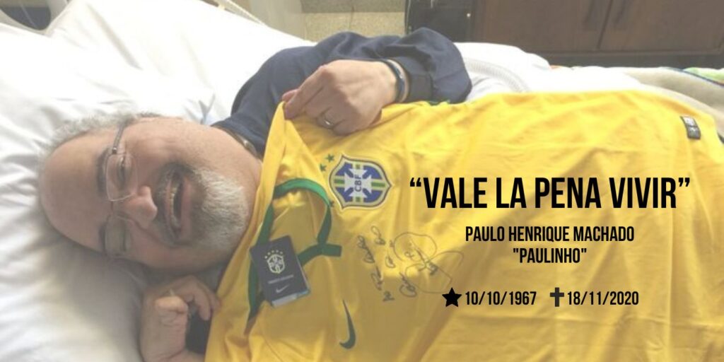 Foto de Paulo Henrique Machado, y la frase: "Vale la pena Vivir"