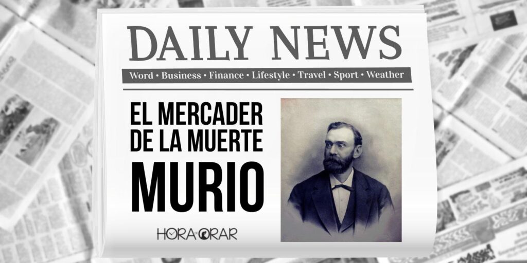 El periodico publica erroneamente la muerte de Alfred Nobel