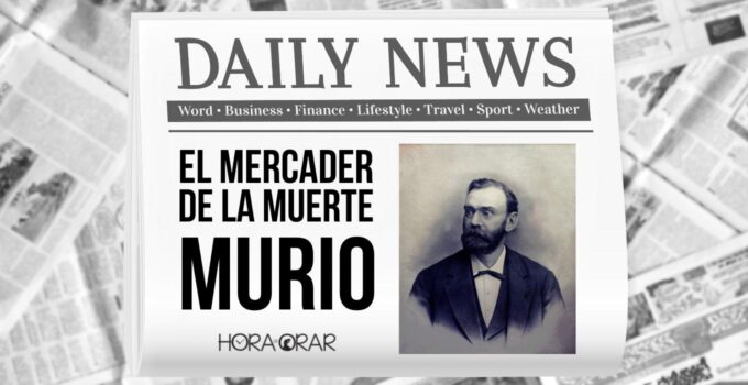 El periodico publica erroneamente la muerte de Alfred Nobel