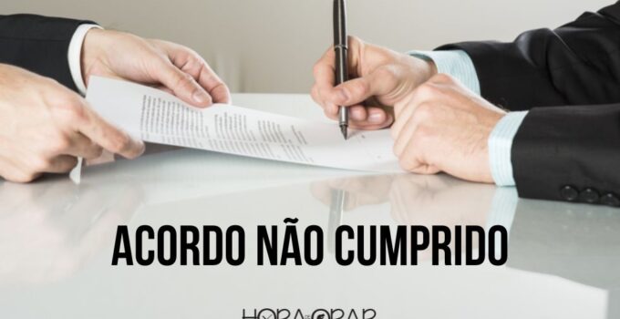 Assinatura de um contrato