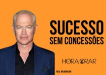 Foto do ator Neal McDonough e a frase: sucesso, sem concessões.
