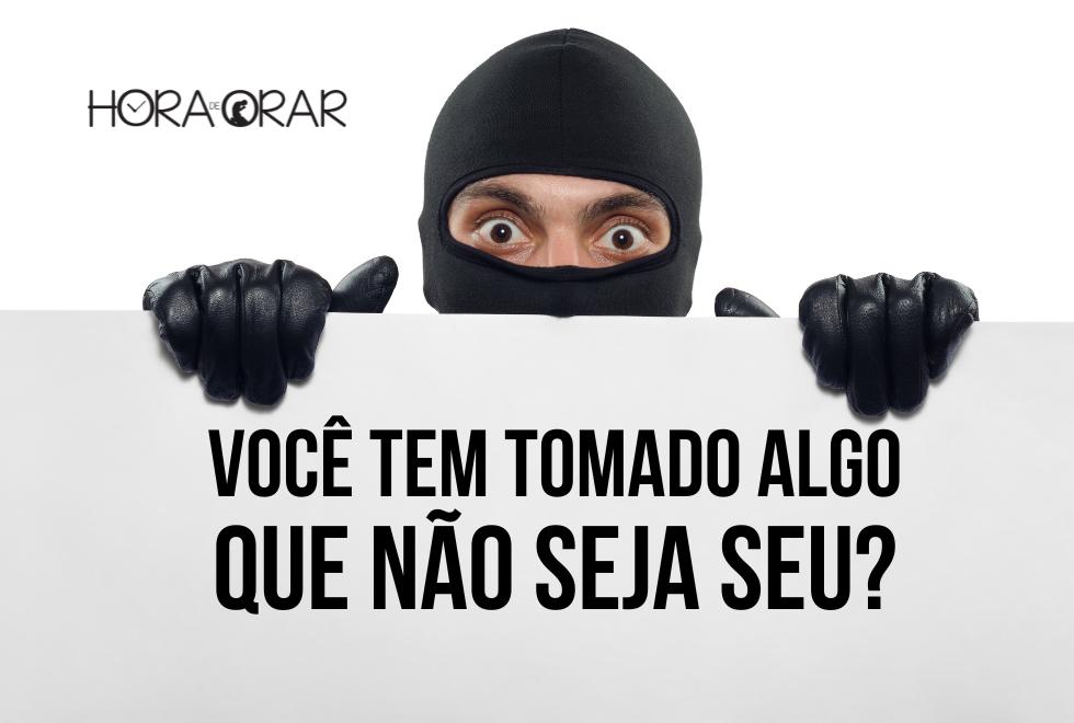 Um ladrão mascarado