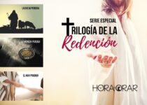 Jesus y 3 imágenes en miniatura de las parabolas de la trilogia de la redención